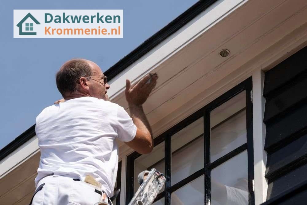 Dakgoot afwerken door onze dakdekker Dakgoot afwerken door onze dakdekker in Krommenie