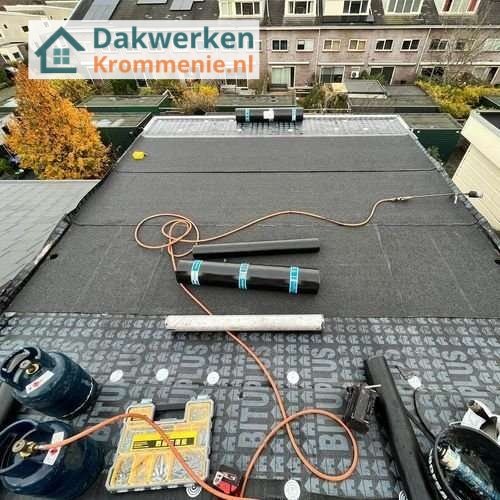Plat dak opnieuw leggen Plat dak Krommenie opnieuw leggen